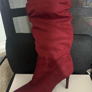 Jessica Simpson Malbec Stretch Supreme Microsuede Boots 9